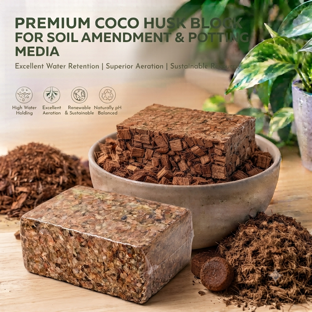 Coco Husk Block - 4.5 kg