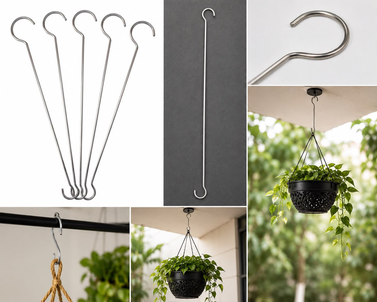 Stainless Steel Plant Extension Hook (1 .5ft)