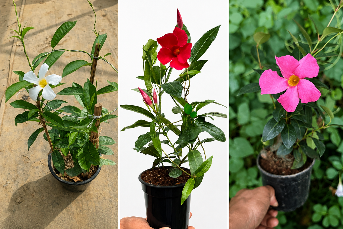Mandevilla Combo of 3 Colors