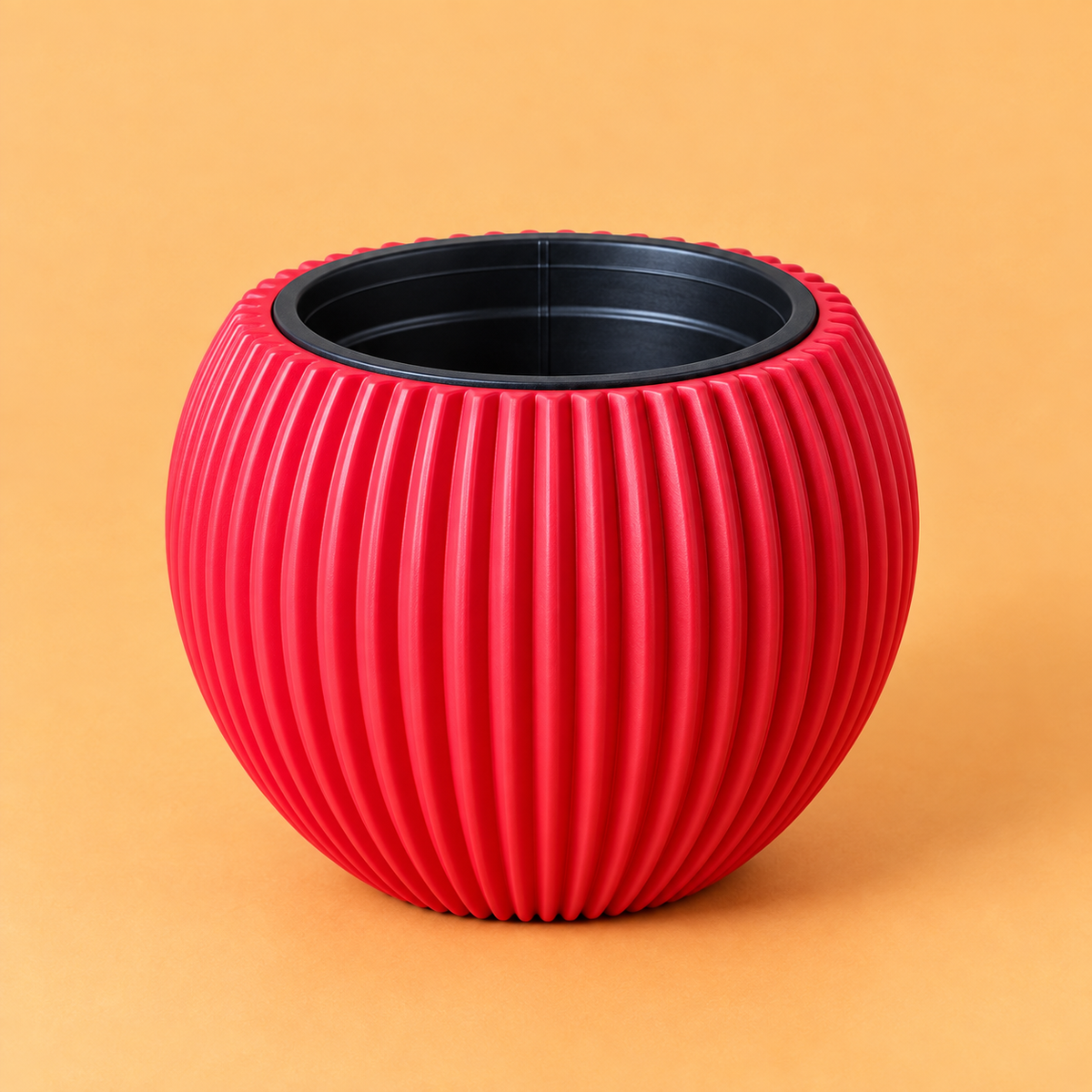 Set of 4 Self Watering Plastic Pots,   4 Inch Width -  4 Inch Height