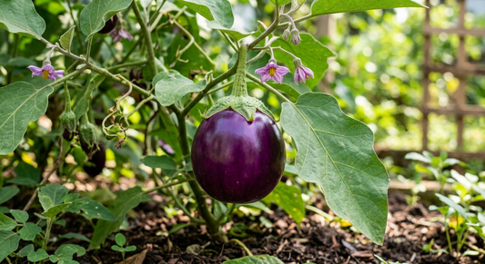 Purple Brinjal Round Seeds