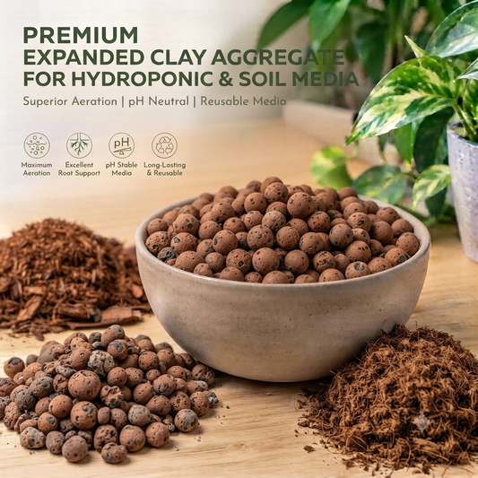 Expanded Clay Aggregate (Clay Balls) - 1kg / 2kg