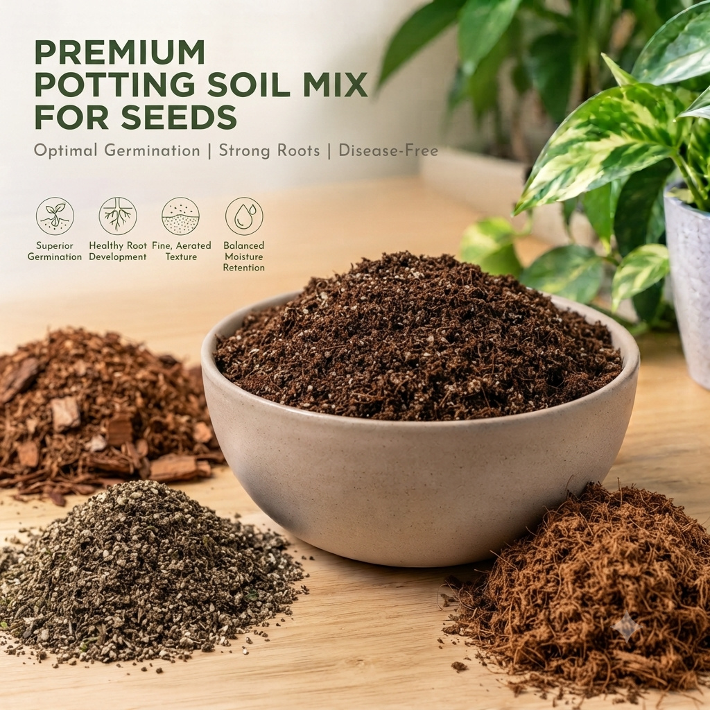 Potting Soil Mix for Seeds Gardening - 5 kg